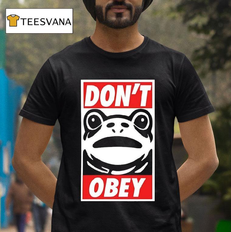 Portland Frog Don T Obey Funny T Shirt Portland Frog Don T Obey Funny T Shirt