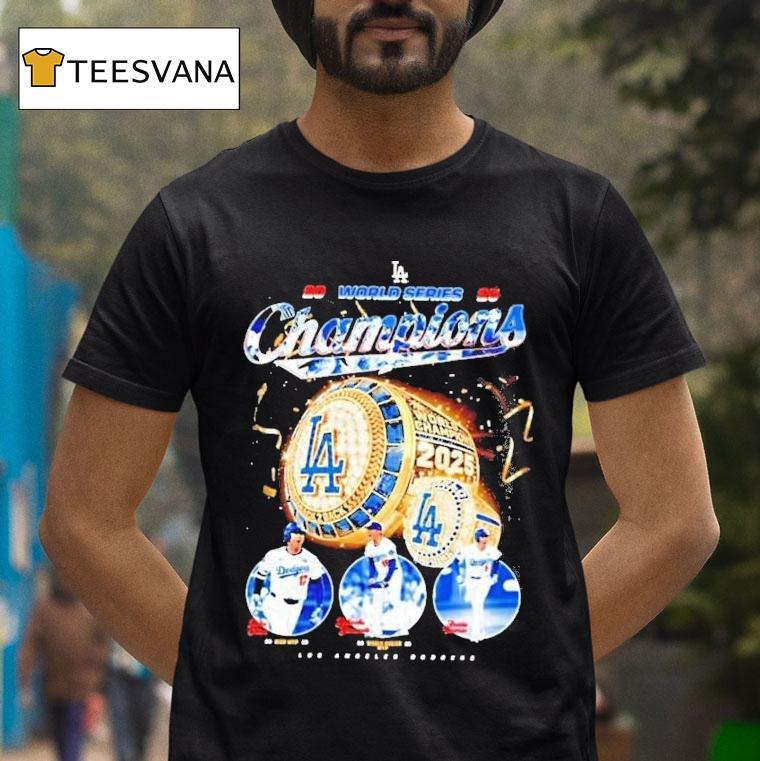 Shohei Ohtani Yoshinobu Yamamoto And Freddie Freeman Los Angeles Dodgers World Series Champions Ring T Shirt Shohei Ohtani Yoshinobu Yamamoto And Freddie Freeman Los Angeles Dodgers World Series Champions Ring T Shirt