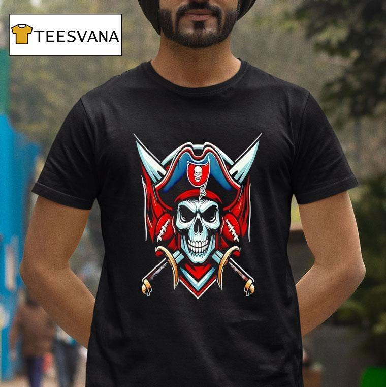 Skull Pirate Tampa Bay Buccaneers T Shirt Skull Pirate Tampa Bay Buccaneers T Shirt