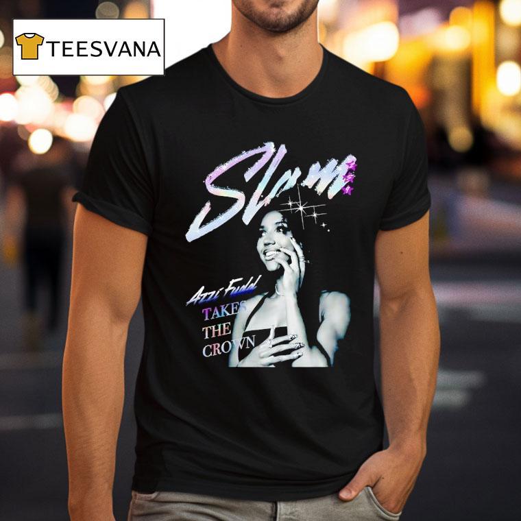 Slam Azzi Fudd Takes The Crown Uconn Huskies T Shirt Slam Azzi Fudd Takes The Crown Uconn Huskies T Shirt