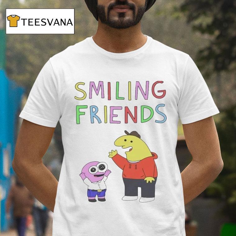 Smiling Friends Charlie Pim Allan Glep T Shirt Smiling Friends Charlie Pim Allan Glep T Shirt