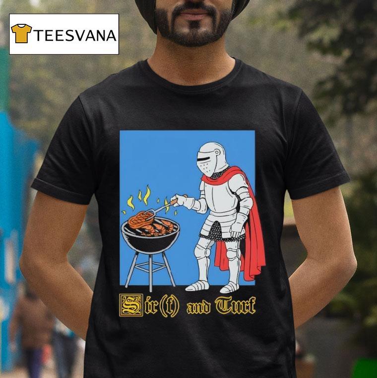 Soldier Bbqing Sir F And Turf T Shirt Soldier Bbqing Sir F And Turf T Shirt
