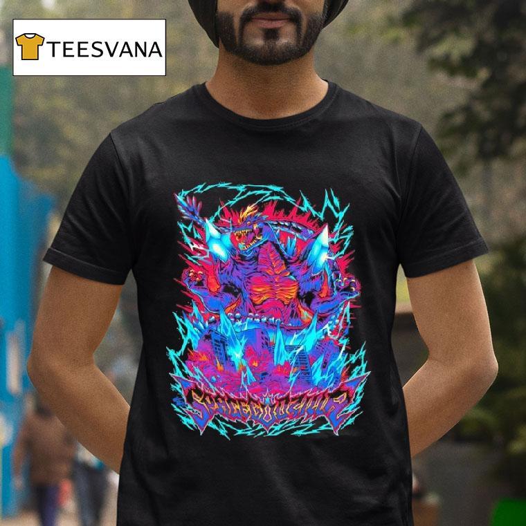 Spacegodzilla Fictional Monster Graphic T Shirt Spacegodzilla Fictional Monster Graphic T Shirt
