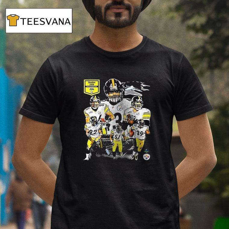 Super Bowl Xliii Champs Pittsburgh Slers Team Graphic Vintage T Shirt Super Bowl Xliii Champs Pittsburgh Slers Team Graphic Vintage T Shirt