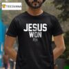 Tcu Horned Frogs X Jesus Won Cross Logo T Shirt