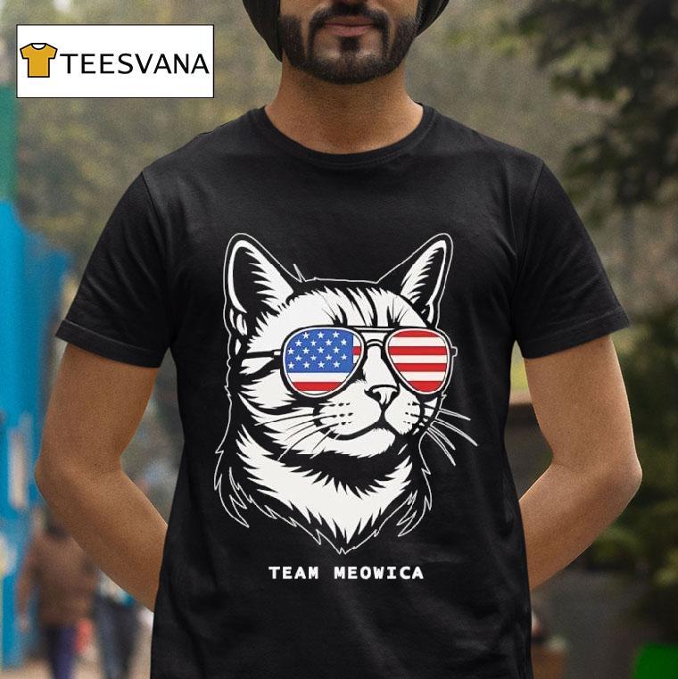 Team Meowica All American Ca T Shirt Team Meowica All American Ca T Shirt