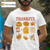 Thankful Pumpkin Jackpot Cigarettes Divorce Turkey Beer Toile T Shirt