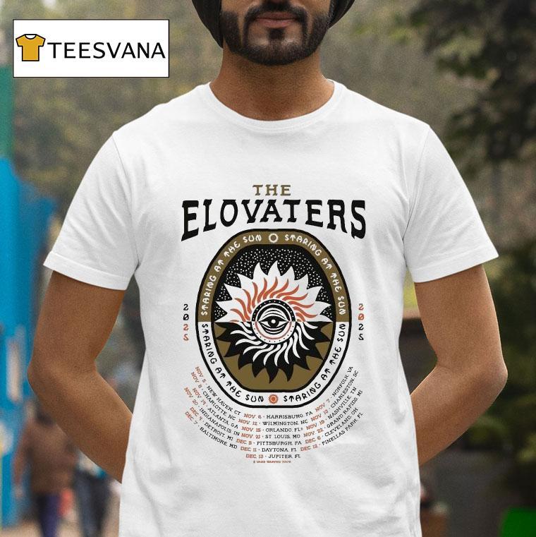 The Elovaters Staring At The Sun Tour T Shirt The Elovaters Staring At The Sun Tour T Shirt