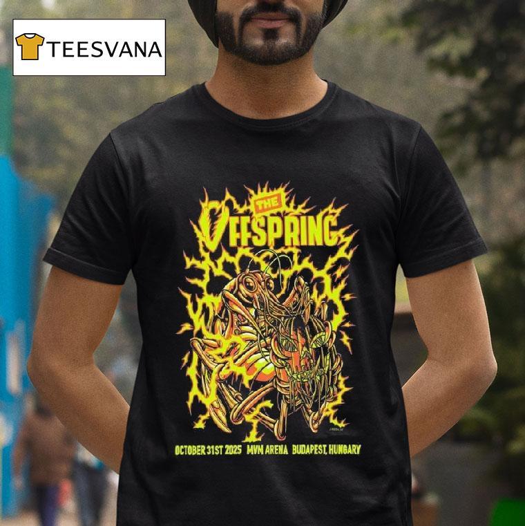 The Offspring Budapest Hungary Oct T Shirt The Offspring Budapest Hungary Oct T Shirt