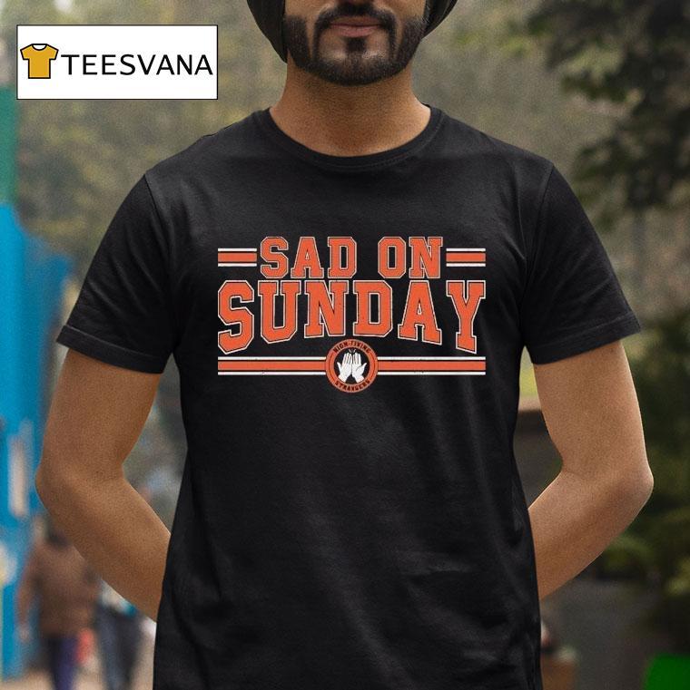 The Sanders High Fiving Strangers Sad On Sundays T Shirt The Sanders High Fiving Strangers Sad On Sundays T Shirt