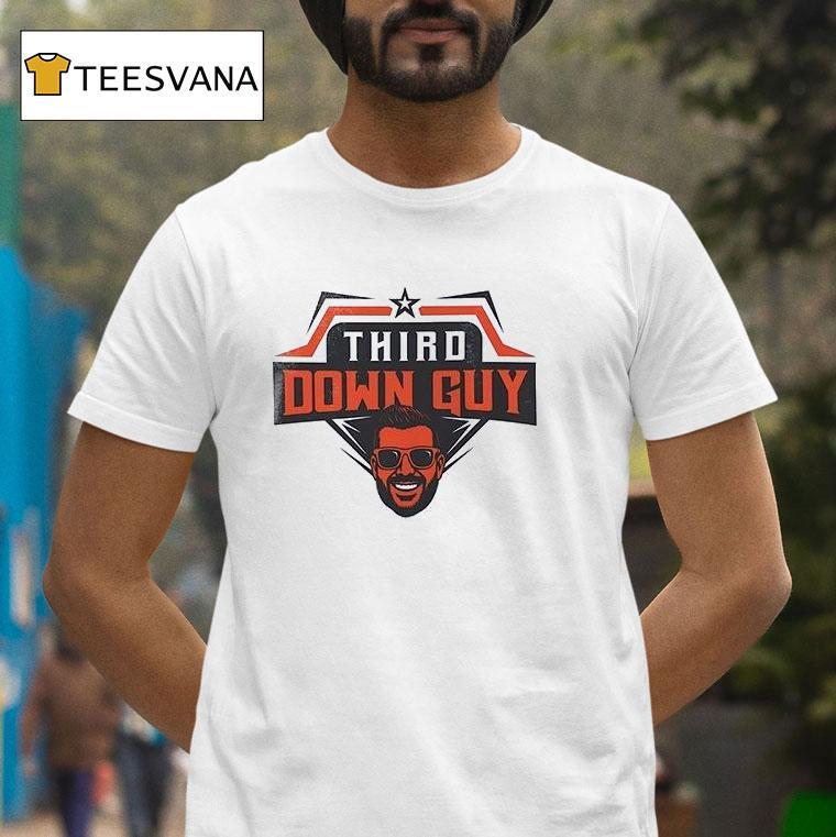 Third Down Guy It S Rd Down Time Portrai T Shirt Third Down Guy It S Rd Down Time Portrai T Shirt