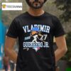 Toronto Blue Jays Vladimir Guerrero Jr Vladdy Caricature Logo T Shirt