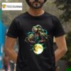 Trex Jurassic Dinosaur Moon T Shirt