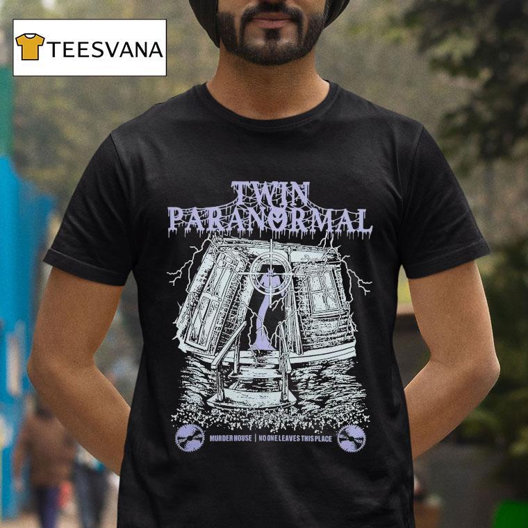 Twin Paranormal Nightmare Month No One Leaves This Place T Shirt Twin Paranormal Nightmare Month No One Leaves This Place T Shirt