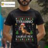 Tyranno Saufus Rex Ugly Christmas T Shirt