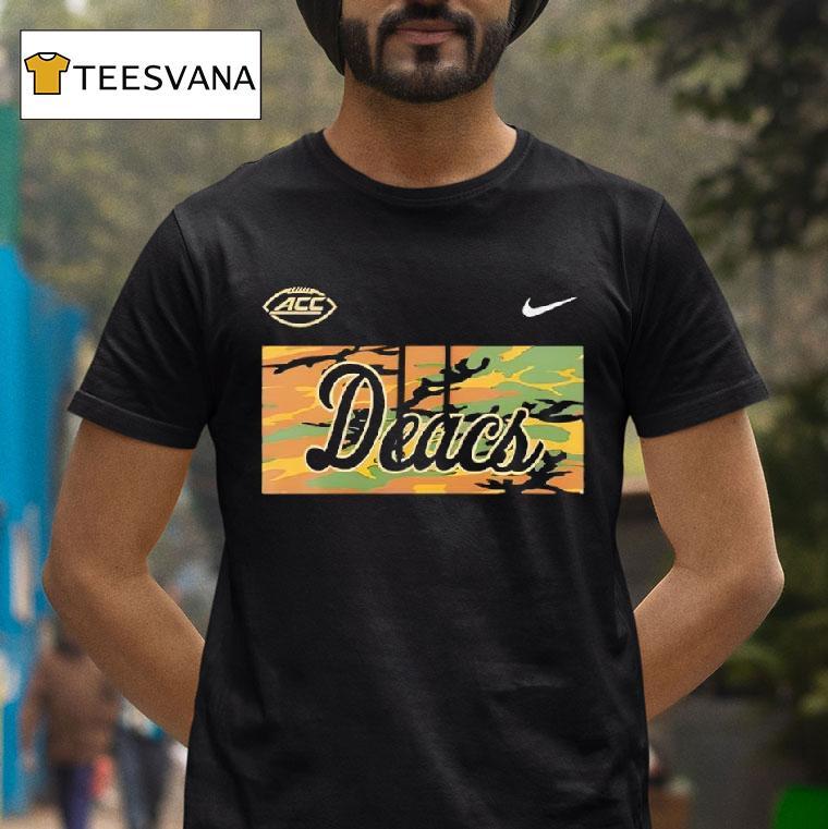 Wake Forest Athletics Football Deacs T Shirt Wake Forest Athletics Football Deacs T Shirt