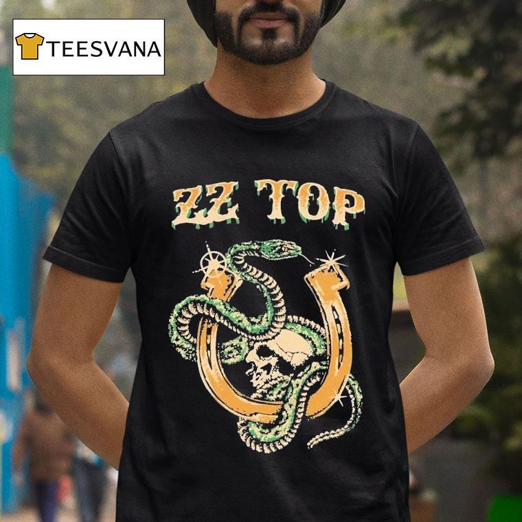 Zz Top Rattlesnake Horseshoe Snake T Shirt Zz Top Rattlesnake Horseshoe Snake T Shirt