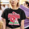 Big Football Champions Indiana Hoosiers Helmet Logo T Shirt