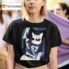 Cat Wearing Sunglasses Gen Alpha Funny Six Seven Meme T Shirt