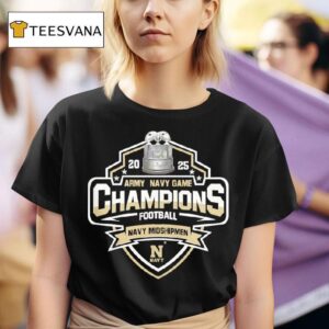 Army Navy Game Navy Midshipmen Football Champions T Shirt