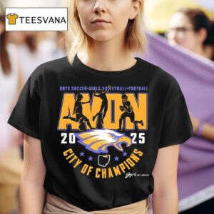 Avon Eagles Boys Soccer Girls Voleyball Football City Of Champions T Shirt