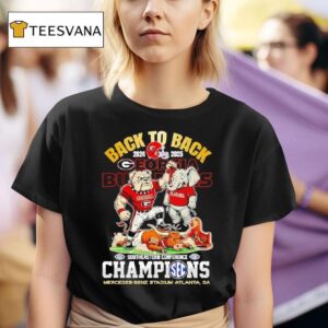 Back To Back Georgia Bulldogs Southeastern Conference Champions T Shirt