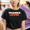 Ben Johnson Thanks Lovie Chicago Bears T Shirt