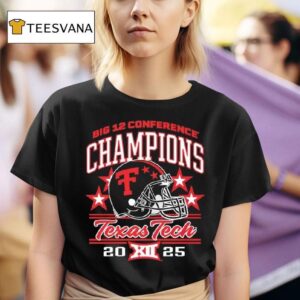 Big Conference Champions Texas Tech Xii Helme T Shirt