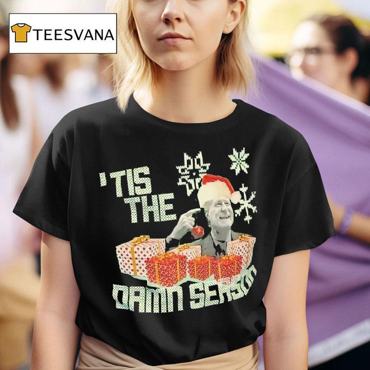 Bill Wennington Tis The Damn Season Christmas Graphic T Shirt