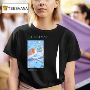 Bird Merry Christmas T Shirt