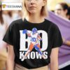 Bo Knows Bo Nix Denver Broncos T Shirt