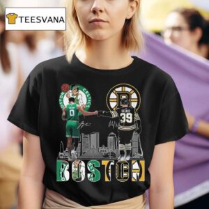 Boston Celtics Jayson Tatum Boston Bruins Morgan Geekie T Shirt