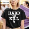 Brian Bosworth Hard To Kill Oklahoma Sooners T Shirt