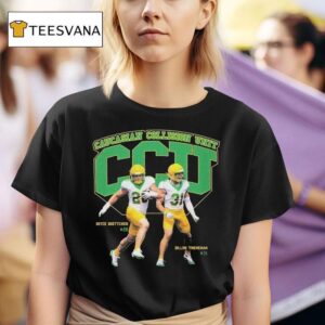 Bryce Boettcher And Dillon Thieneman Caucasian Collision Unit Oregon Ducks T Shirt