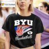 Byu Basketball Retro Swish T Shirt