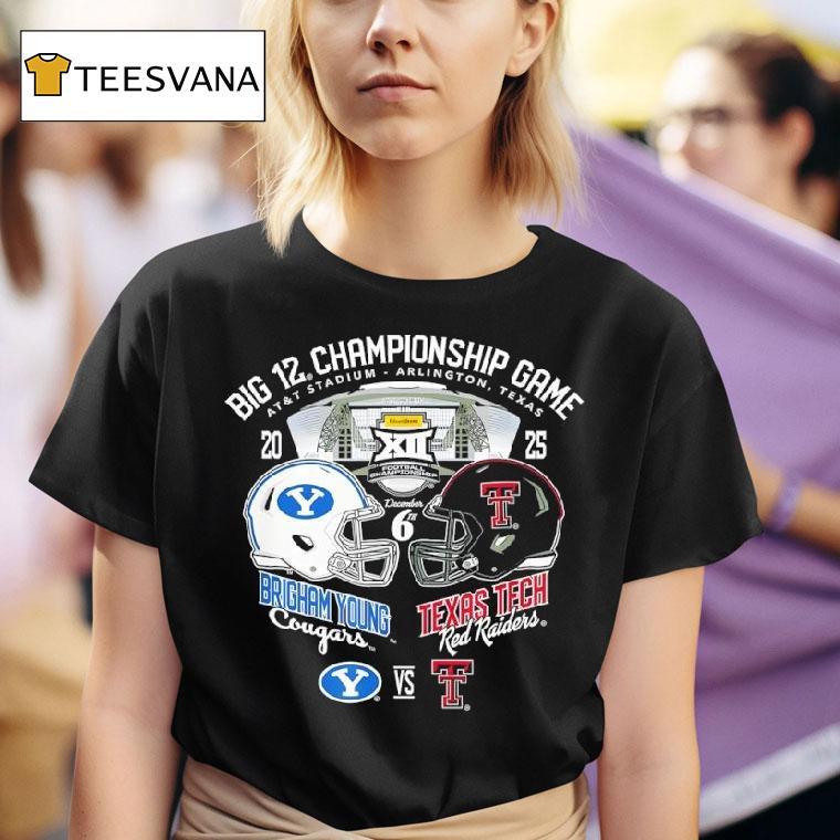 Byu Vs Texas Tech Big Championship Football T Shirt