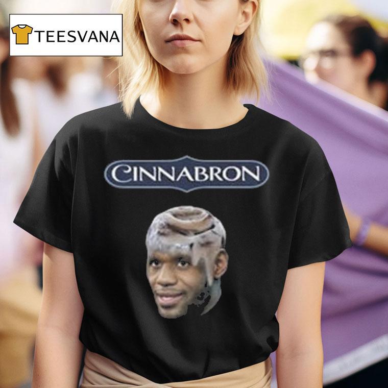 Cinnabron Lebron Cinnamon Roll Parody Meme T Shirt