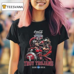 Coca Cola X College Football Bowl Ncaa Season Salute To Veterans Bowl Troy Trojans On December At Cramton Bowl Montgomery T Shirt