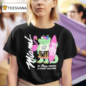 Court Culture X Duvin Flame Surf Gator T Shirt