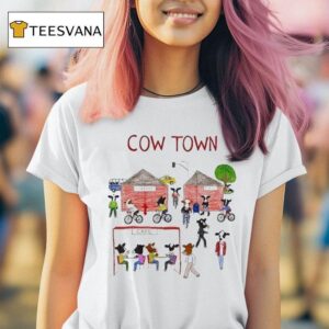Cow Town Library Mail Cafe T Shirt