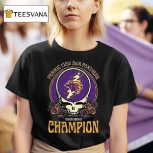 Cricket Celebration Bowl Ncaa College Football Season Prairie View Am Panthers X Grateful Dead Skull Logo Champion Celebration Winner T Shirt