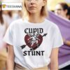 Cupid Stunt Heart Arrow Skateboard T Shirt
