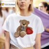 D Aydrian Harding Teddy Bear You Idiot Hearts T Shirt
