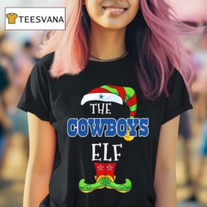 Dallas Cowboys Christmas Elf T Shirt