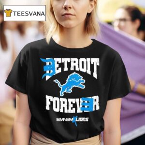 Detroit Lions Detrit Forever Eminem Lions T Shirt