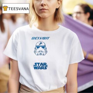Detroit Lions X Star Wars Stormtrooper Logo T Shirt