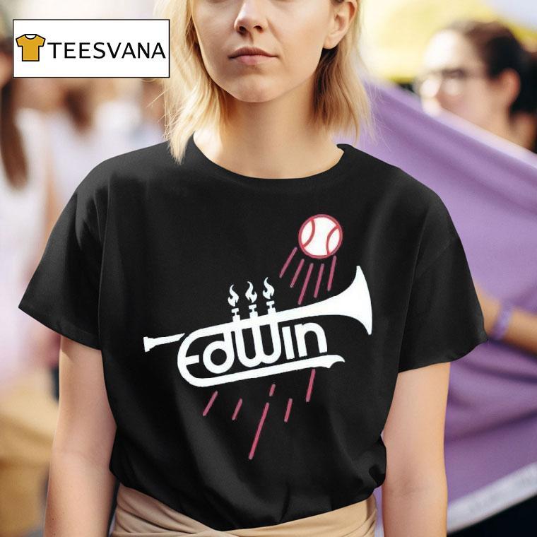 Dodgers Edwin Diaz Narco Trumpet T Shirt