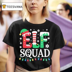 Elf Family Christmas Xmas Elf Squad T Shirt