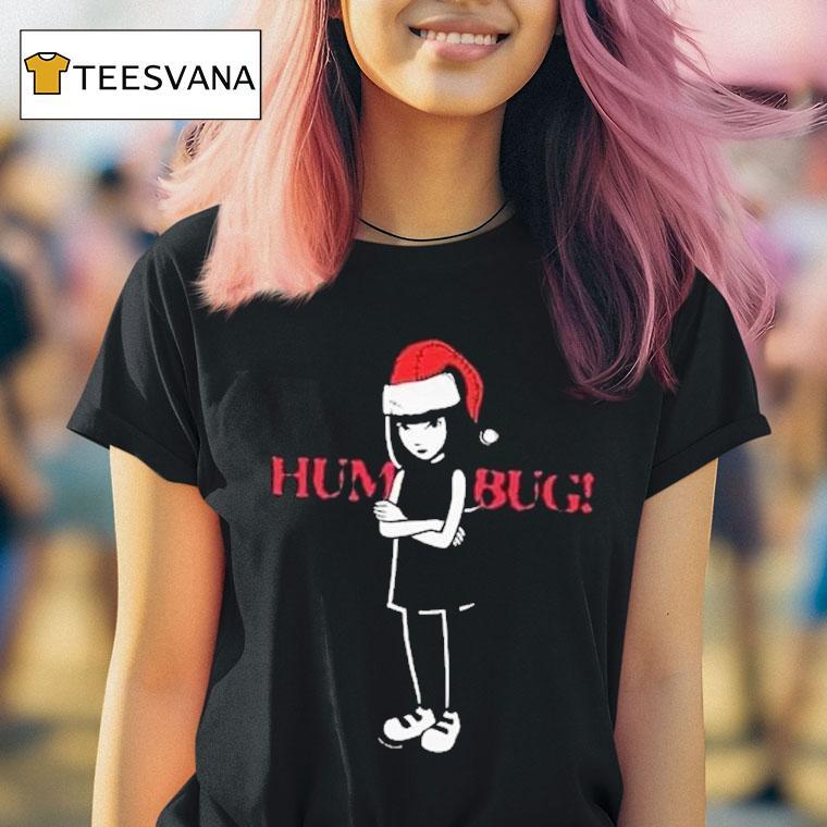 Emily The Strange Strangerous Humbug Christmas T Shirt