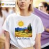 Field And Sun Gogh Outside Nature Vincent Van Gogh Style T Shirt